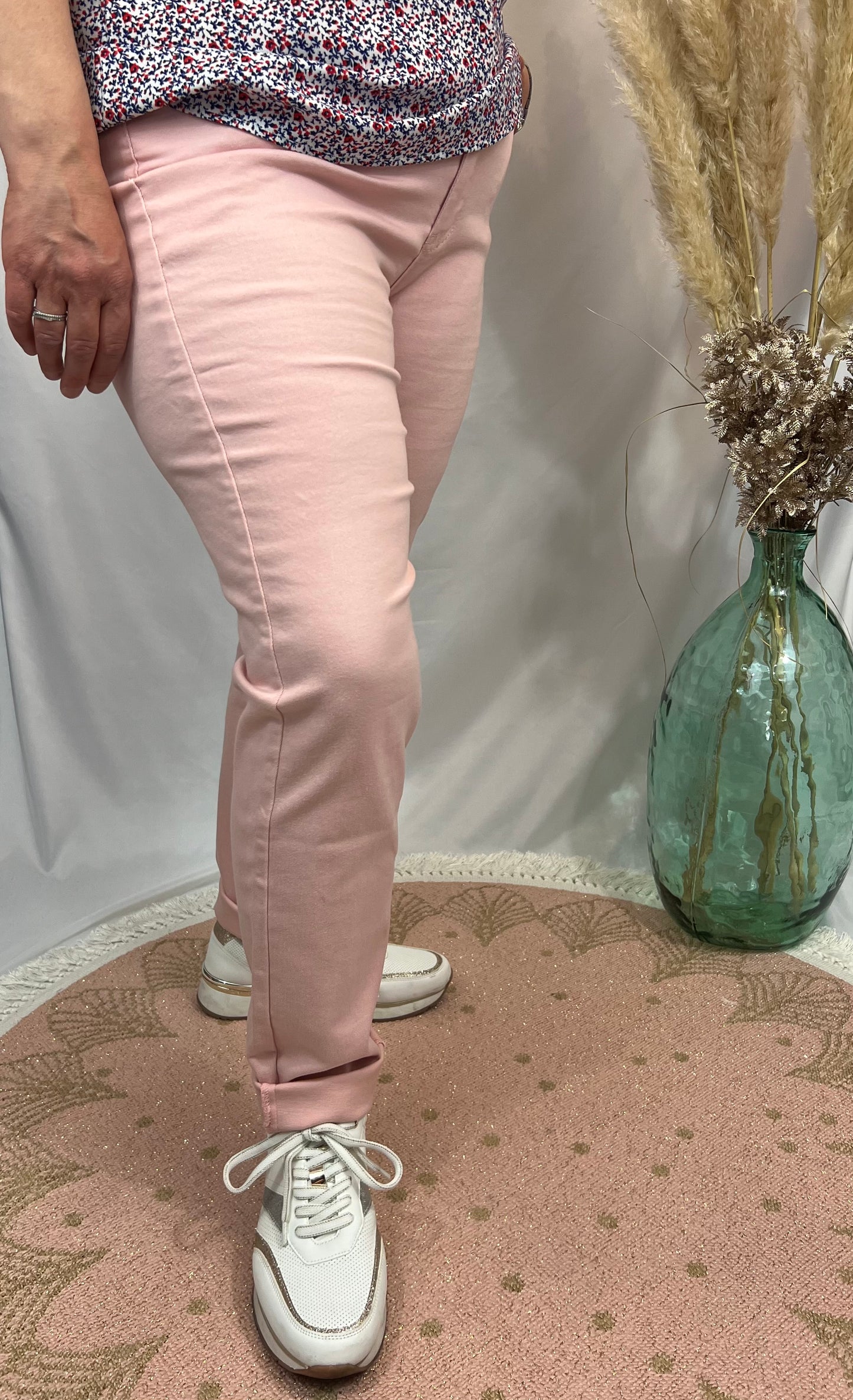 Pantalon rose pâle