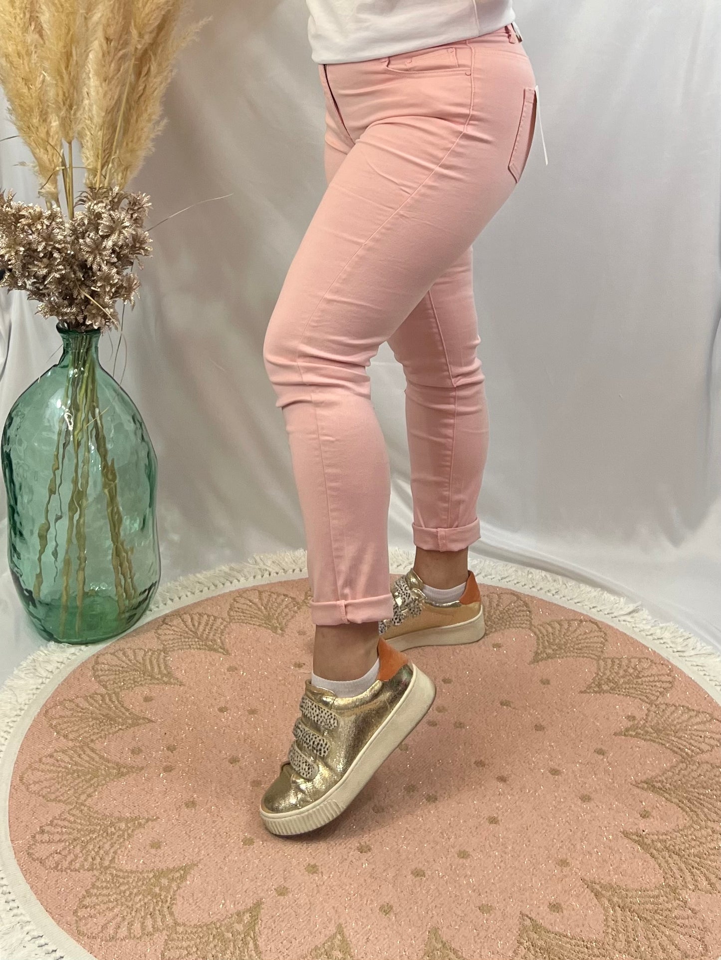 Pantalon rose pâle